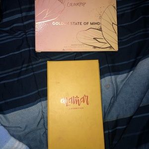 Colourpop and Alamar cosmetics eyeshadow palettes